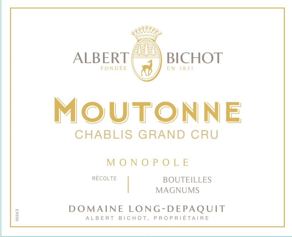Chablis Grand Cru "Moutonne" Monopole Domaine Long Depaquit 2022