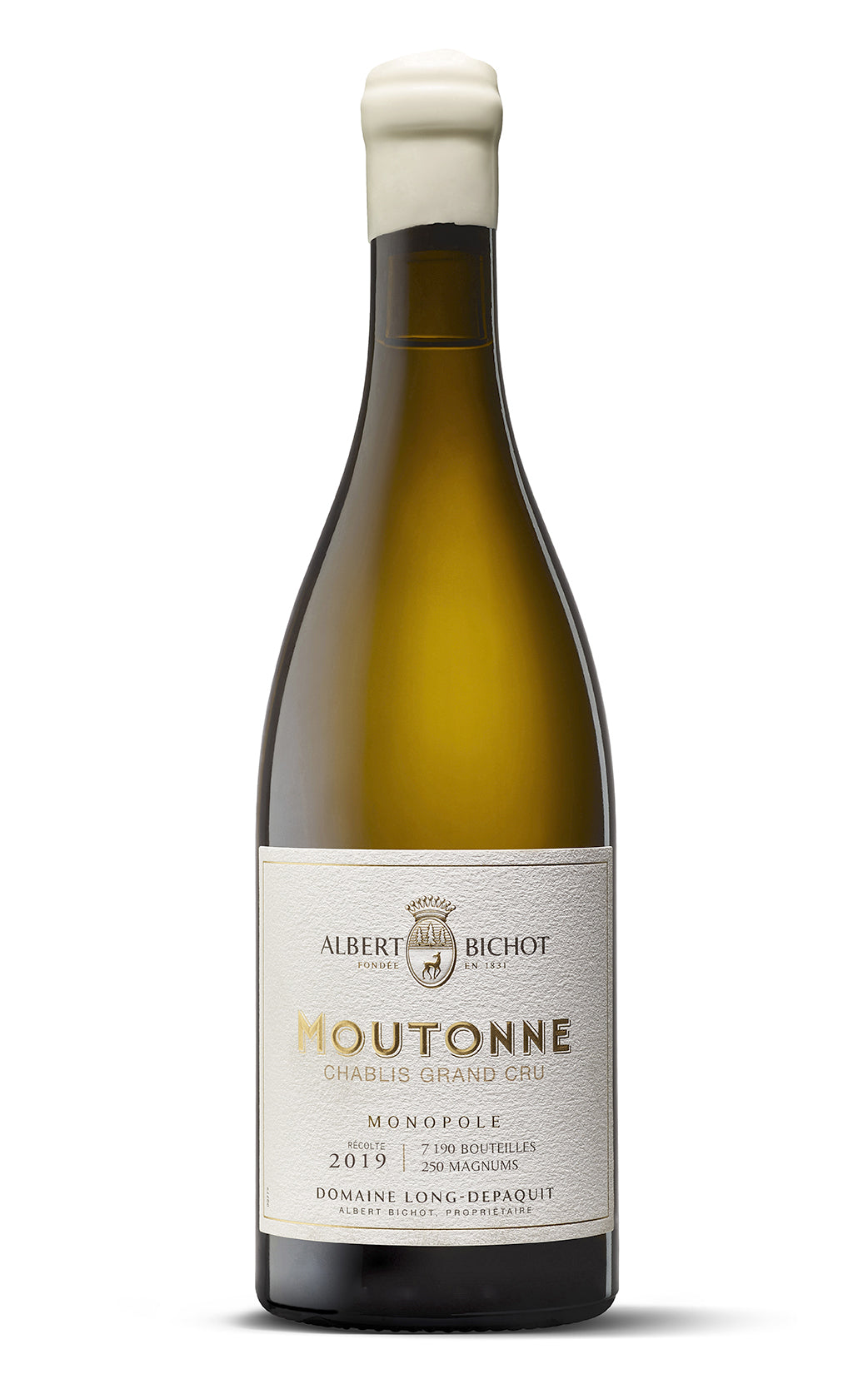 Chablis Grand Cru "Moutonne" Monopole Domaine Long Depaquit 2019