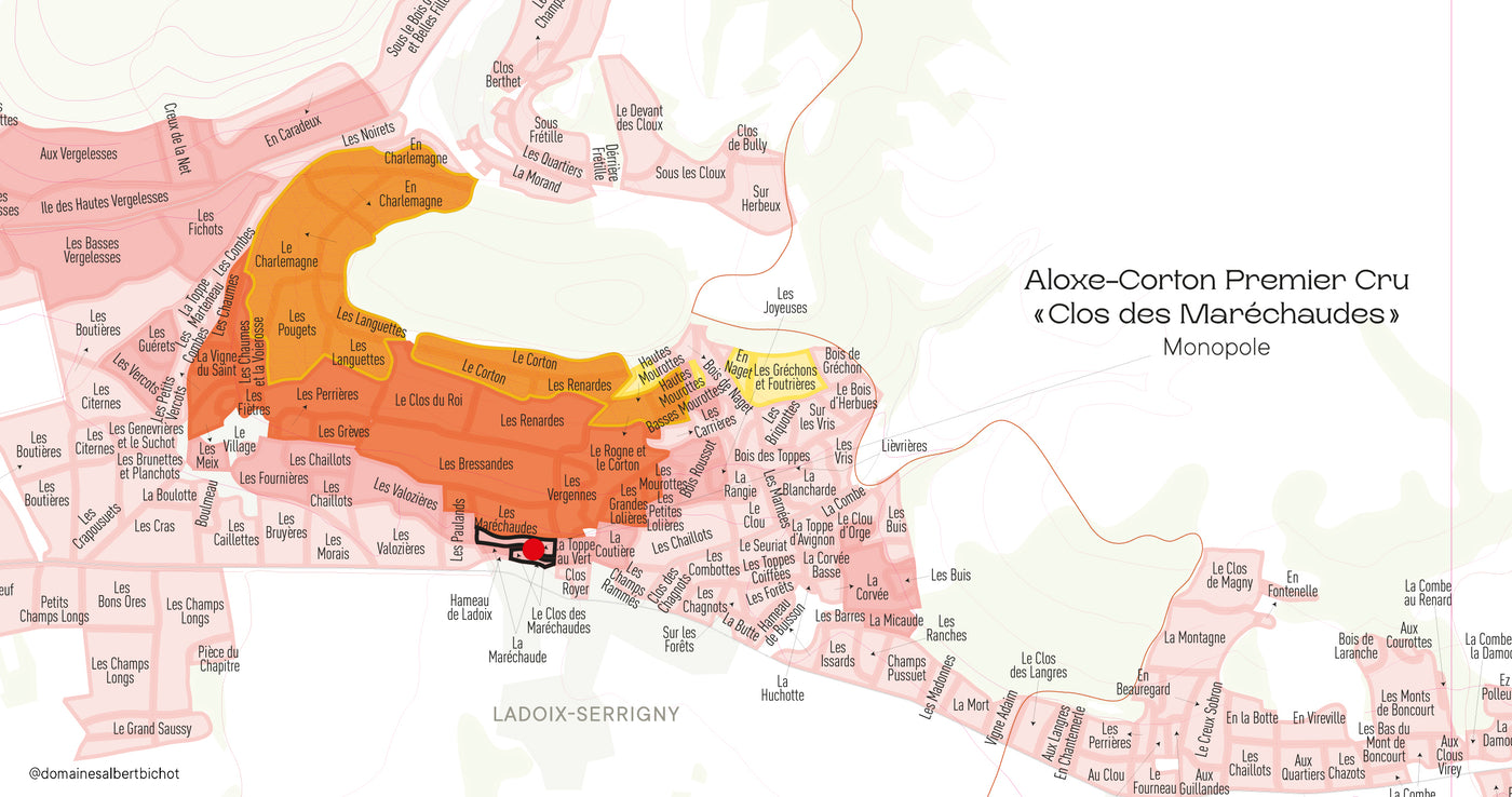 Aloxe-Corton Premier Cru "Clos des Maréchaudes" Monopole Domaine du Pavillon 2023